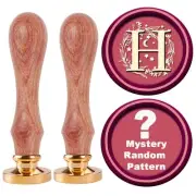 Wax Seal Stamp, 2pcs Wax Stamps Set Initial Alphabet H Wax Stamp add One Myst...