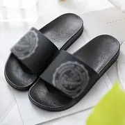 [XBCDX] Open Toe Slide Slippers Men's Sandals and Slippers Summer Home Indoor Bathroom Bath Sandals Home Wear Anti-Slip Shoes Soft Sandals (Size : 44)