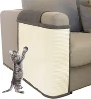 Cat Scratch Sofa Protector with Natural Sisal for Furniture Protection (Right Hand)