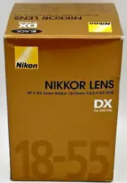 Nikon Lens AF-P DX NIKKOR 18-55mm f/3.5-5.6G Zoom for Nikon Digital DSLR Cameras