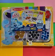 Melissa & Doug Blues Clues & You 10 PC Wooden Chunky Food Puzzle ~ NEW 12x15