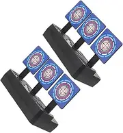 Happyyami 2pcs Target Practice Targets Resetting Auto Rebounding Training Use Sport Practice Range React Professional Competition Training Board Game Resettable Adjustable Plastic