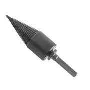 Square Handle Firewood Splitting Drill Bit Wood Cone Drilling Tools Kit 32Mm