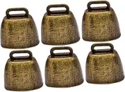 FUNOMOCYA Craftsmanship Cattle Bells Loud Livestock Hanging Bells Decorative Ornaments for Pets