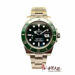 [二手] 已售出～ROLEX 勞力士 SUBMARINER 綠面陶瓷圈 不鏽鋼綠水鬼300米機械腕錶 116610LV