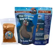 The Original Bag of Poo! Seal Poo! Novelty Brown Cotton Candy Gag Gift!