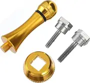 GLEAVI Fishing Tool Replacement Wheel Anti-Collision Bar .5 Thread Stainless Steel Prevents Wide Temp Range