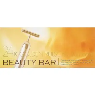 日本直送 日本原装 正版防偽標籤 BEAUTY BAR 24K 黃金美容棒 T字棒 純金離子美人棒 瘦臉神器（附小臉帶）