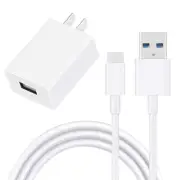High Efficiency Fast USB Power Adapter + Type C USB Cable f Sonim XP3 XP3800 USA