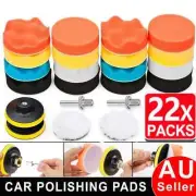 Car Polishing Pads Polisher Clean for Car Drill Sponge Buffer Waxing Buffing Set