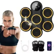 Music Boxing Machine, Smart Bluetooth Boxing Trainer with Boxing Gloves Boxing