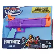 Nerf Fortnite HC-E Epic Blaster, Single Shot, Purple Stealth Soakage
