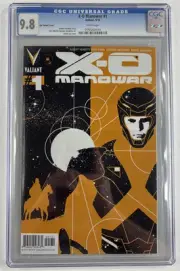 X-O Manowar 1 CGC 9.8 Aja Variant Valiant Entertainment