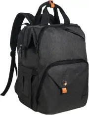 Hap Tim Baby Diaper Bag Backpack Large Capacity Double Compartment Nappy Bag