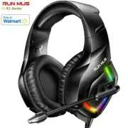 RUNMUS Gaming Headset PS4 Headset, Xbox Headset with 7.1 Surround Sound, Gaming