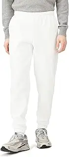 F-STYLE(エフスタイル) F Style Men's 12.4 oz Heavy Weight Fleece Lined Sweatpants, US Military Coat of Arms Patch Included, White