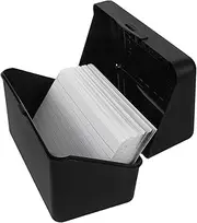 ERINGOGO Index Card Case Memo Pad Box Desk Organizer Office Supply Plastic Paper