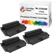 3-Pack Compatible Toner Cartridge for Samsung ML-D3050B MLD3050B (8000 Pages) for Samsung ML3050 ML3051N ML3051ND