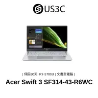 在飛比找蝦皮商城優惠-Acer SF314-43-R6WC 14吋 FHD AMD