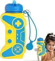 Silicone Water Bottle, Game Handle Shape Water Bottle, Foldable Drinking Bottle, Leakproof Travel Mug, Reusable Water Cup, Sports Water Bottle, Travel Water Bottle, Leakproof Silicone Bottle
