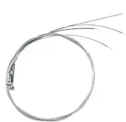 Replace Strings for Viola, 4X Silver Nickel Chrome Viola Instrument Strings, Musical Instrument Accessories Reinforced Viola Replacement Part for Learners, Players