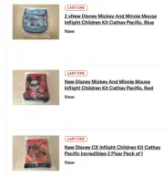 2 xMickey And Minnie Mouse, 1 x The Incredibles Children Kit Cathay