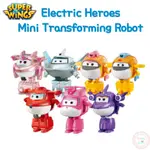 SUPER WINGS 第 8 季電動英雄迷你變形機器人公仔玩具聖誕禮物生日禮物給孩子 HOGI ARI SALLY T