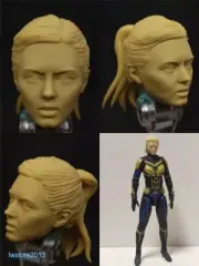 Antman Daughter Unpaint Head Sculpture Fit 1/12 Miniature Figure Model Toys