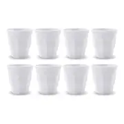 8PK Lemon Lime Melamine Cup Drinking 300ml Water/Juice Kitchen Drink Tumbler WHT