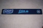 Deep Eddy Vodka Dive In Bar Rail Mat Rubber Spill Drip Mat 23 1/4 X 3 5/8