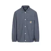 [Carhartt Wip] Carhartt Wip-Blue Black Coach Polyester Jacket-Uomo S STAND