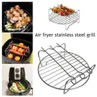 Air Fryer Rack Kitchen Grill Baking Tray Grill Holder Air Fryer Accessories ~