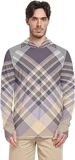 [Caihoyu] Men's Sun Protection Hoodie UPF 50 Long Sleeve + Men's Sunshirts Quick Dry Rashguard for Men Sunproof Shirts