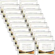 Wesiti 20 Pcs Glass Certificate Frames Picture Frames Set Clear Diploma Frames Document Frames for Photo Gift Award Tabletop Display