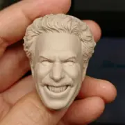 Blank 1/6 Scale Borat Sacha Baron Cohen Head Sculpt Unpainted Fit 12" Figure