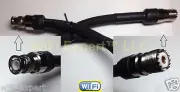 TIMES® 100 FEET LMR400 Coax Cable UHF Female BNC MALE Clamp CB Ham Radio Antenna