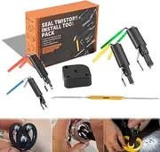 Hydraulic Cylinder Seal Kit-Rod Seal Install Tool-Hydraulic U-Cup Twistor Installation Tool 6 PCS with Package Box