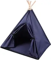 Decorative Washable Dog Tent Indoor for Pets Sturdy Structure Cute Pet Teepee Portable Cat Bed for Indoor and Outdoor Use