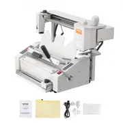 VEVOR Thermal Binding Machine, 400 Sheets Capacity Hot Glue Binding Machine, Thermal Book Binder 50mm Binding Thickness A3(Short Edge)/A4/A5 Document