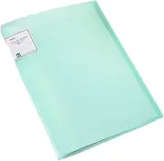 Lightweight and Portable A3 Size Presentation Display Book Widely Used Large Capacity Plastic Clear A3 Document Folder, Fruit Green