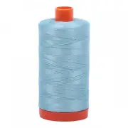 AURIFIL QUILT THREAD - 50 WT - 1422 yds #2805 Light Grey Turquoise