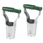 Stainless Steel Seedling Transplanter Digging Pits Sowing Seedling Tools9754