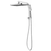 WELS 12" Rectangle/Square Shower Head Set Handheld Heads Gooseneck Wall Arm Set