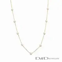 在飛比找momo購物網優惠-【D&D JEWELRY】心戀珍珠項鍊