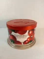 Candle Homeworx By Harry Slatkin Peppermint Snowdrop 4 Wick NEW