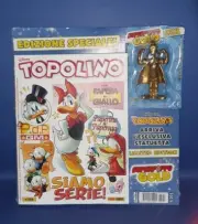 Disney Topolino No. 3514 + Super Goofy Gold Statue