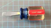 NOS Craftsman ¼'' Stubby Flat Head Slotted Screwdriver 4151 WF Series - gwV
