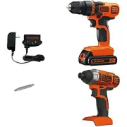 BLACK+DECKER 20V MAX* POWERCONNECT Cordless Drill/Driver + Impact Driver Combo