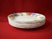 Corning Corelle Summer Blush Fruit Plates, Set Of 8, (A1468) Made In USA