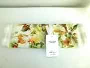Williams Sonoma Chestnut Table Runner Fall Thanksgiving 16" X 108" Made in Italy